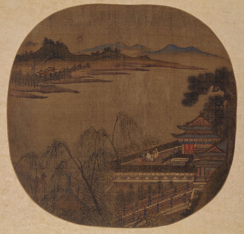 瑶台玩月图预览图