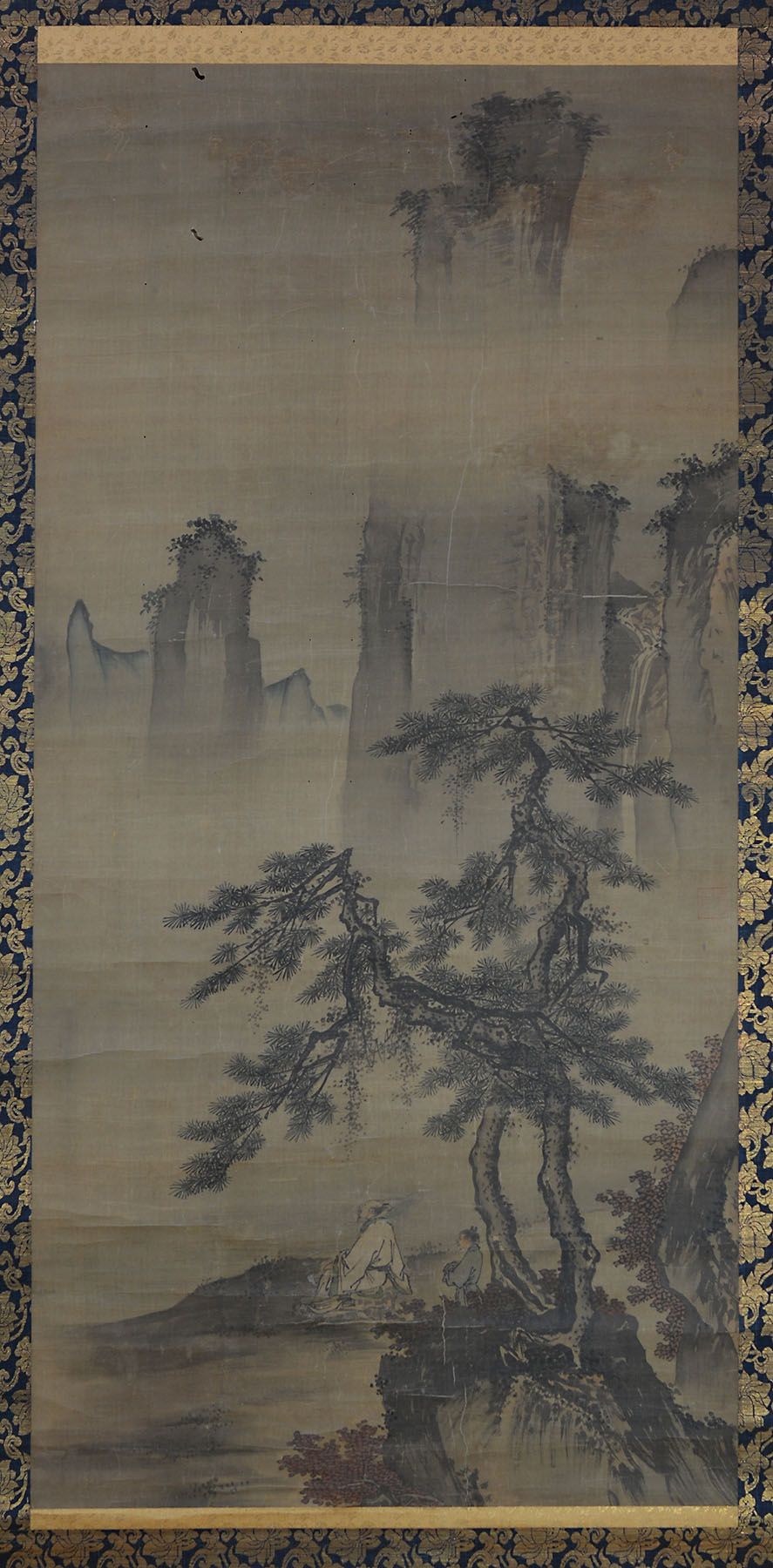 李白观瀑图预览图