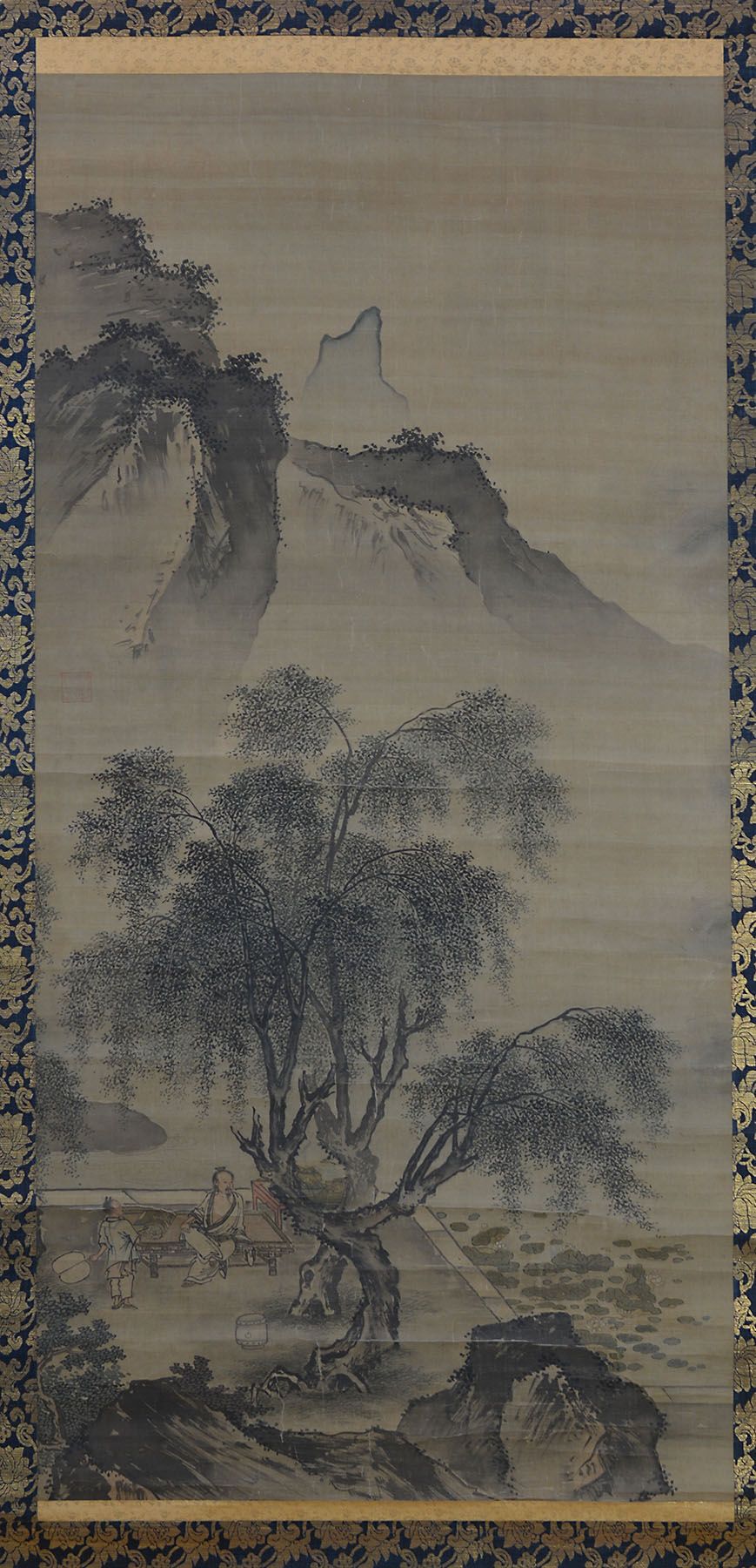 周茂叔爱莲图预览图