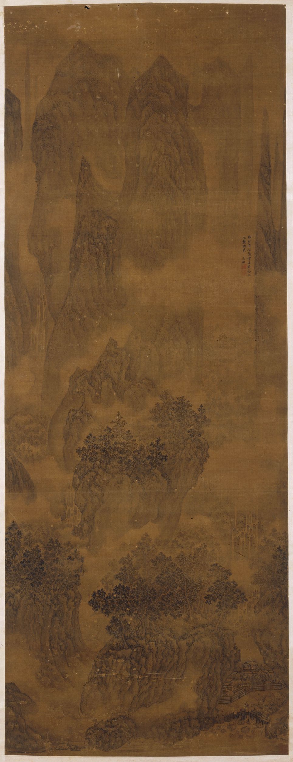 泉壑待雨图预览图