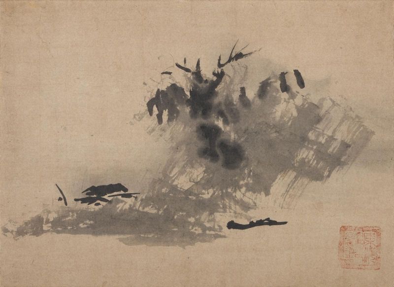 破墨山水图预览图