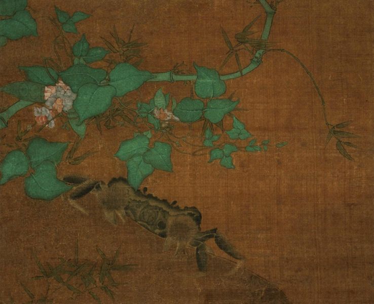葛花竹蟹图预览图