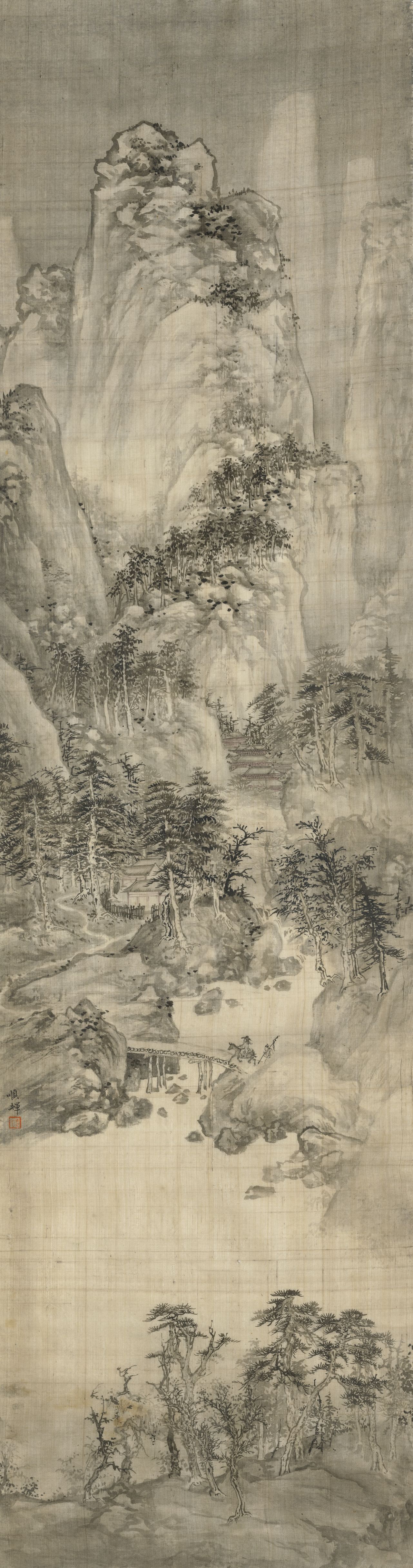 墨法董巨 对屏（一）缩略图