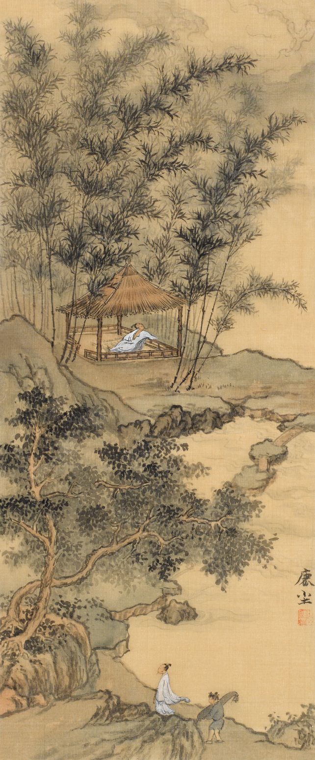 携琴访友图缩略图