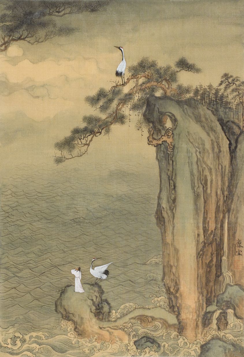 松风鹤影共潮生缩略图