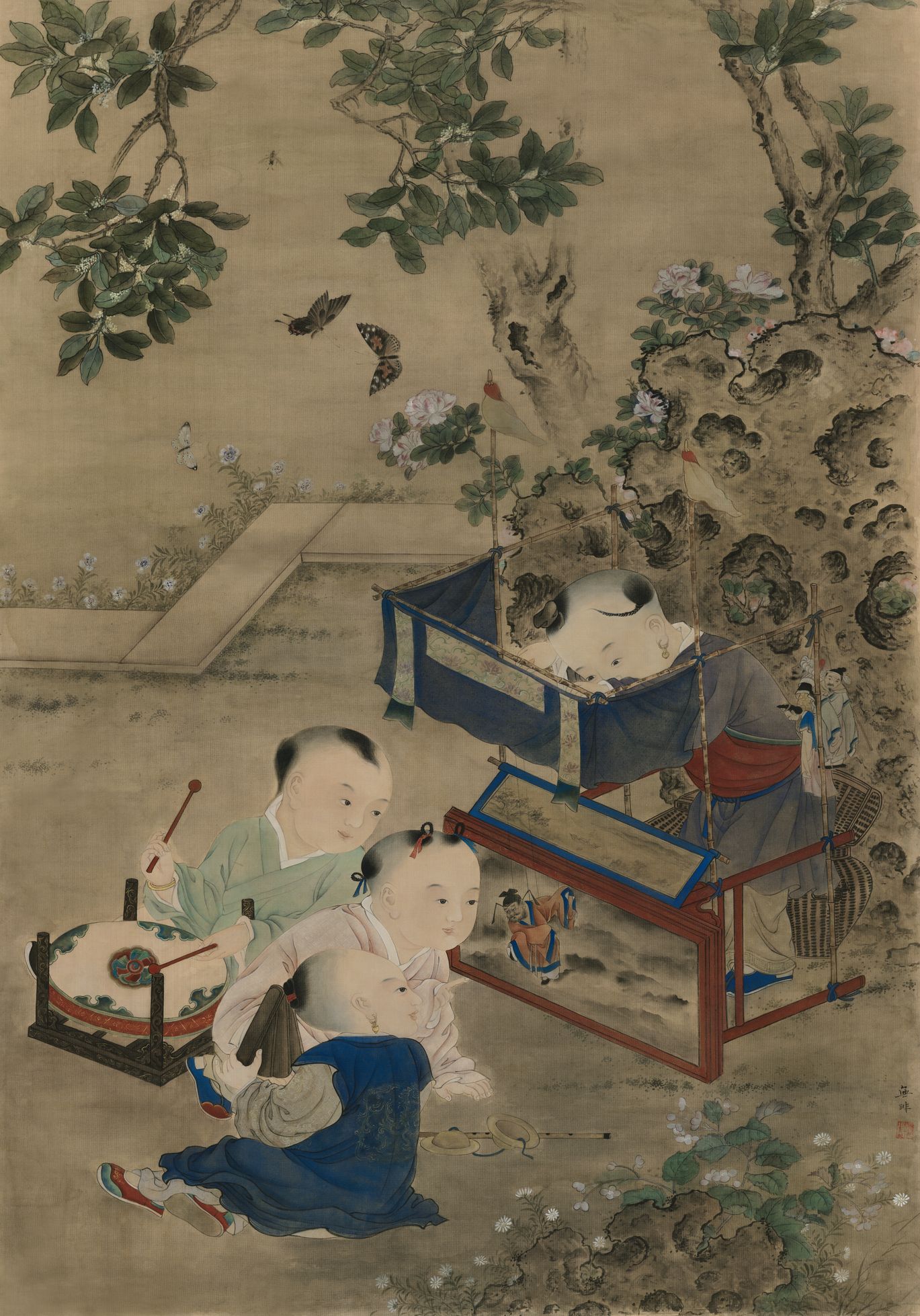 傀儡婴戏图预览图