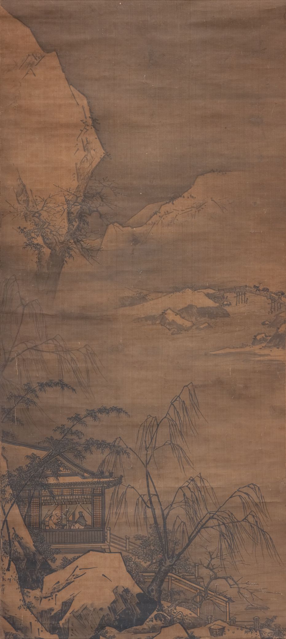 雪景山水图预览图