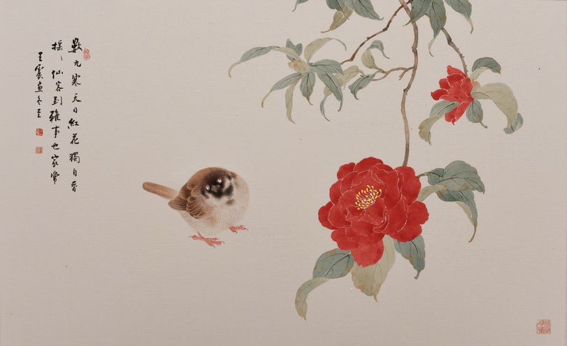 《二十四节气之冬至山茶花》缩略图