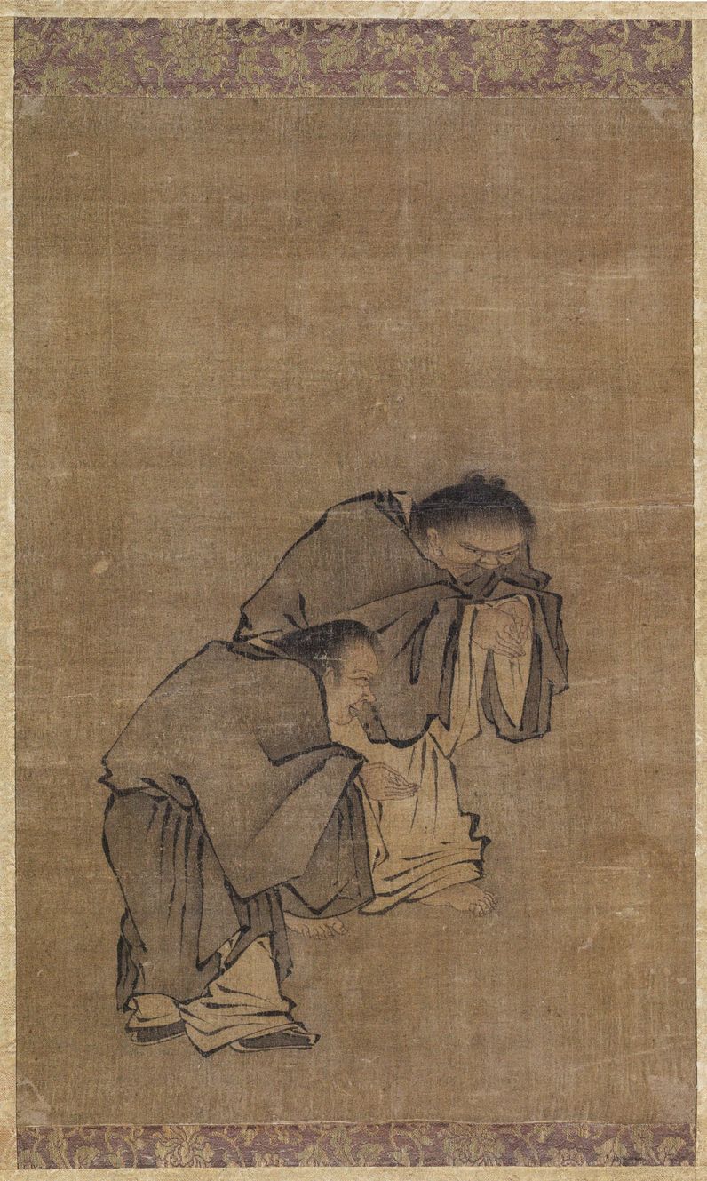 寒山拾得图预览图