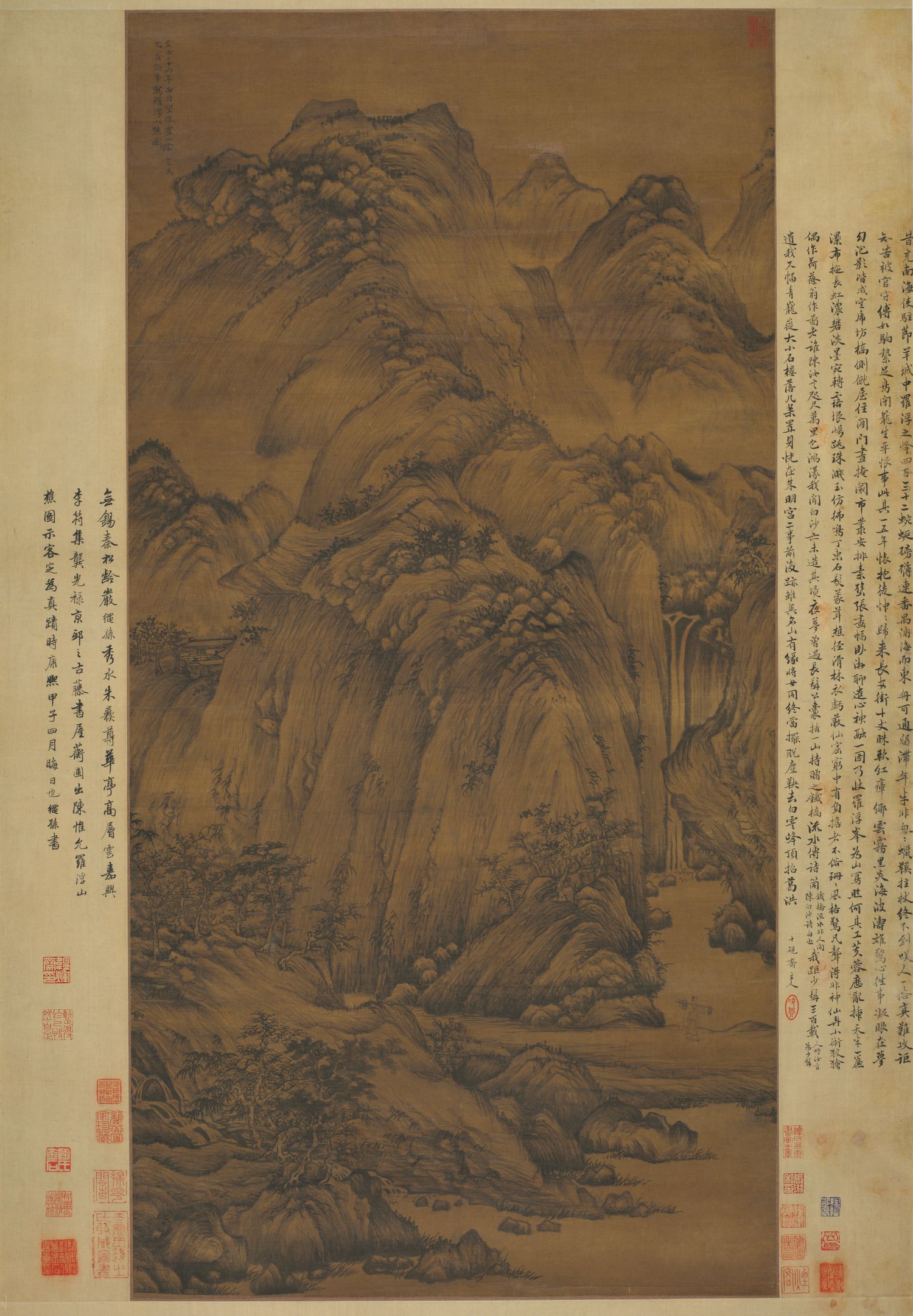 罗浮山樵图预览图