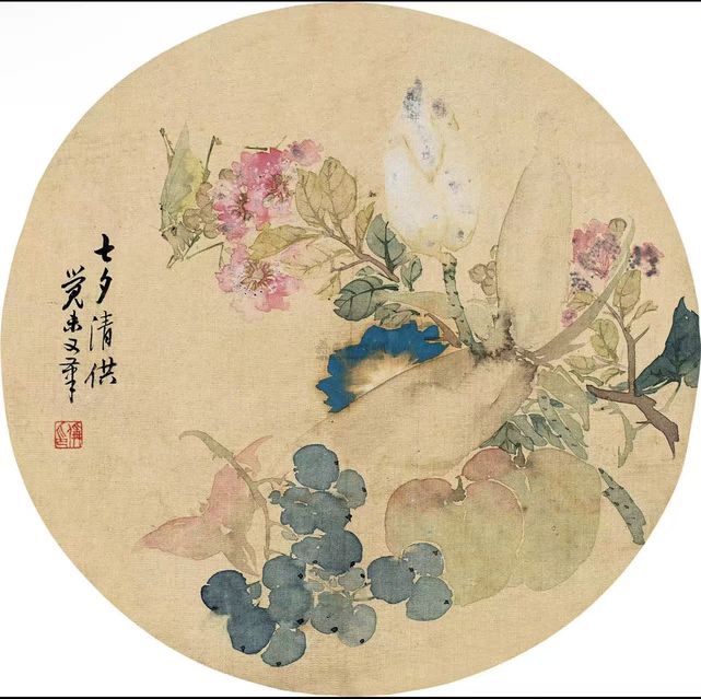 七夕清供图预览图