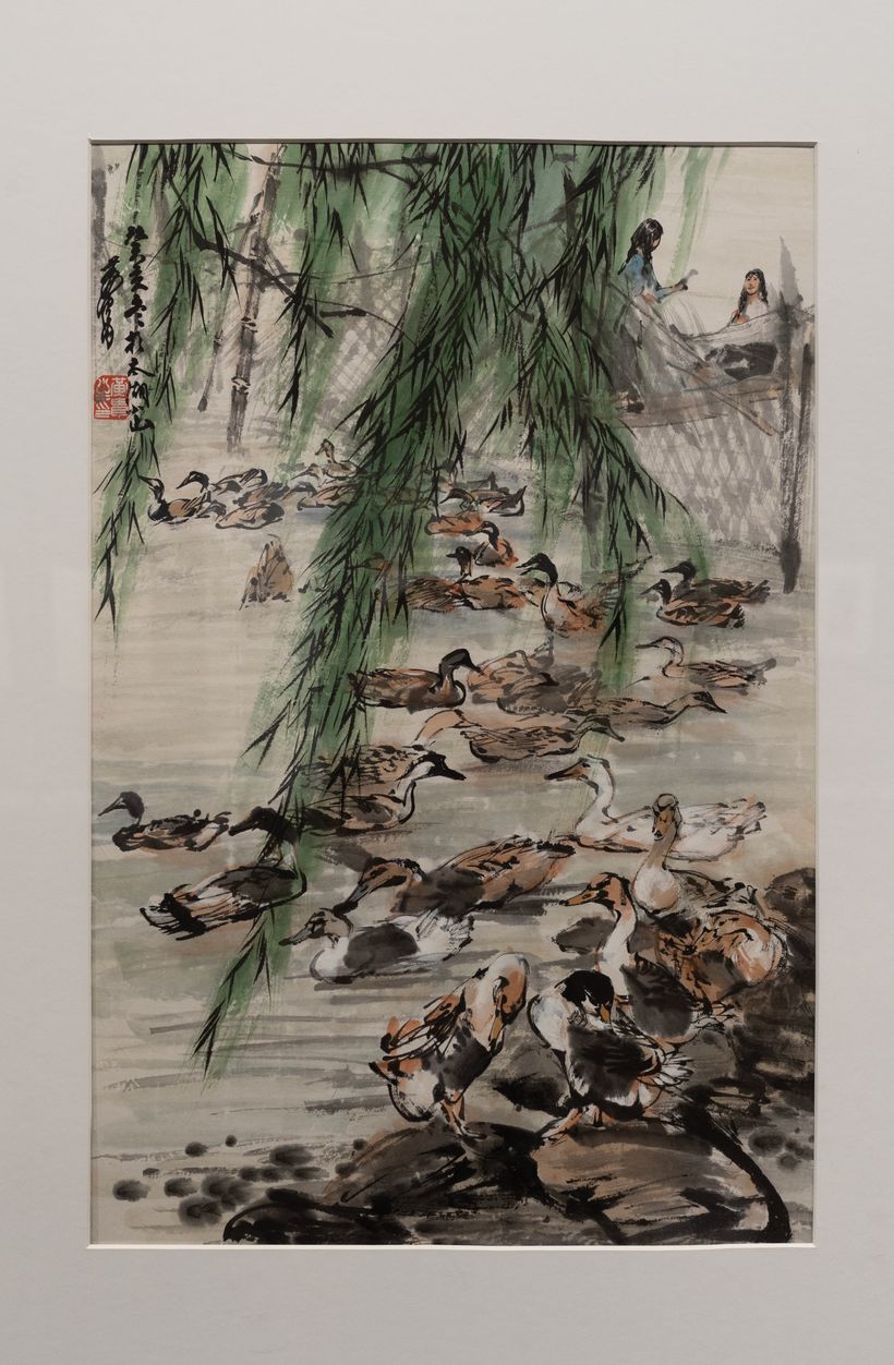牧鸭图预览图