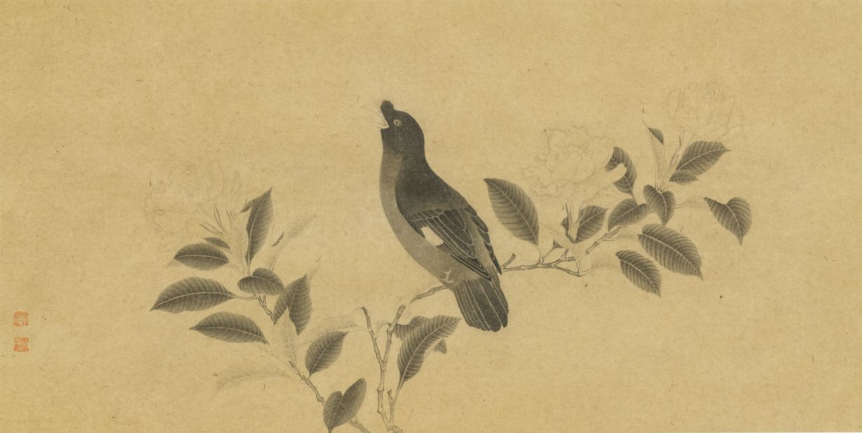 《百花图卷》局部临摹缩略图