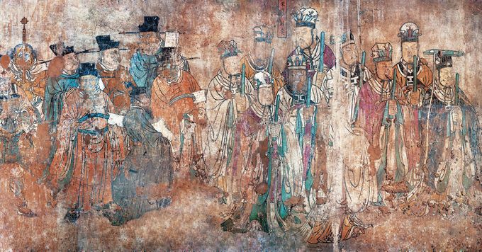 稷山青龙寺十殿阎罗图预览图