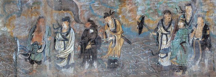 芮城永乐宫八仙过海图缩略图