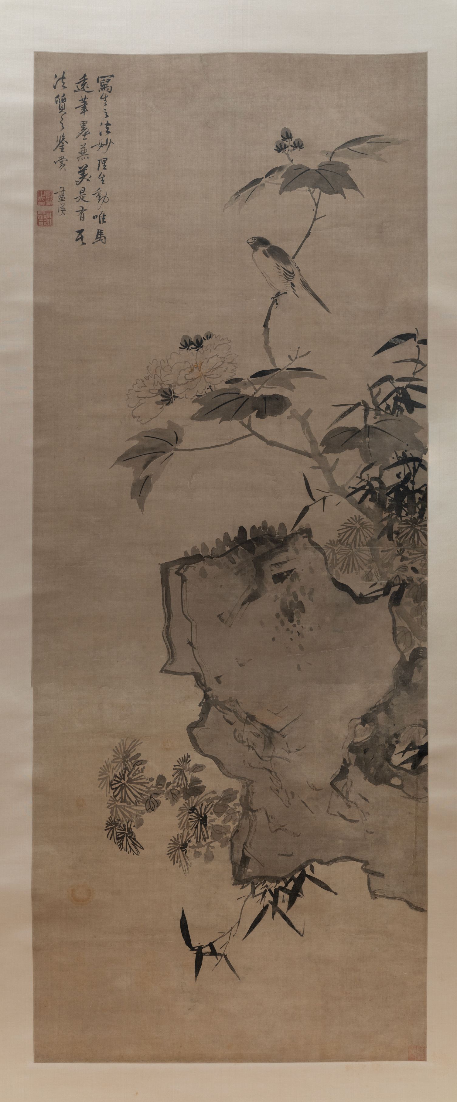 拒霜秋鸟图预览图