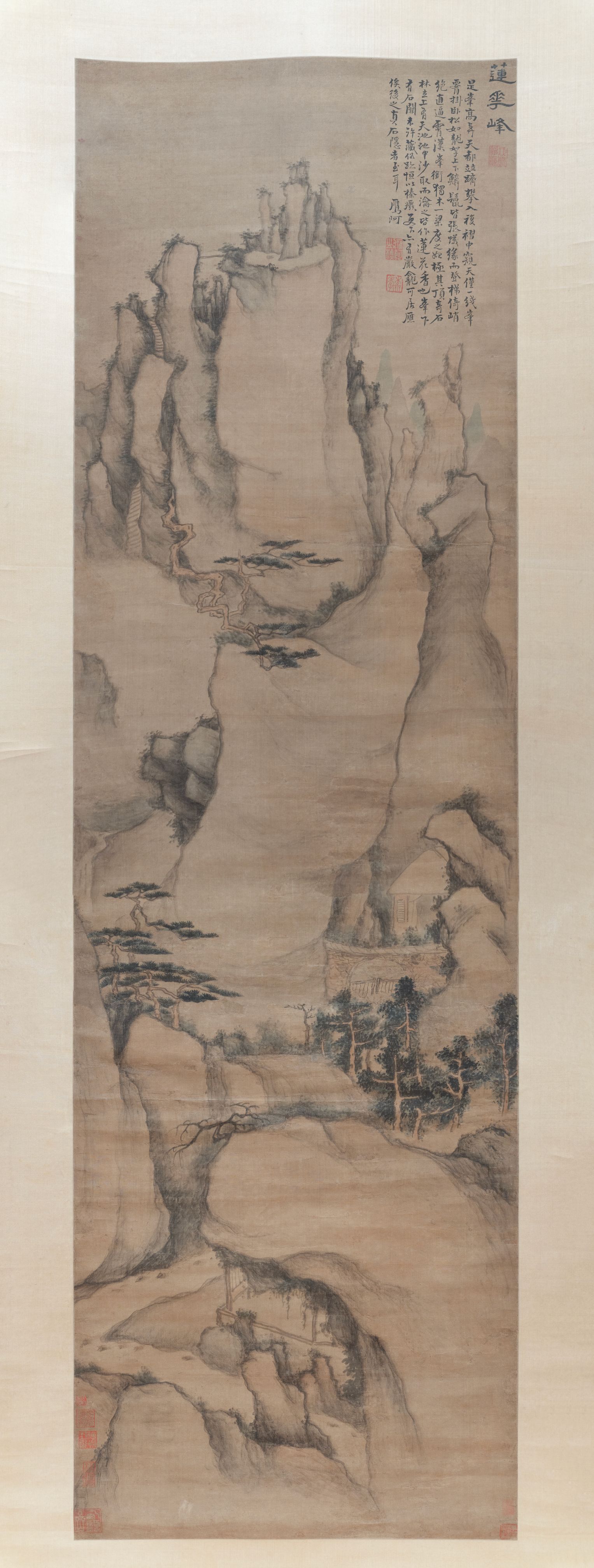 黄山莲华峰图预览图