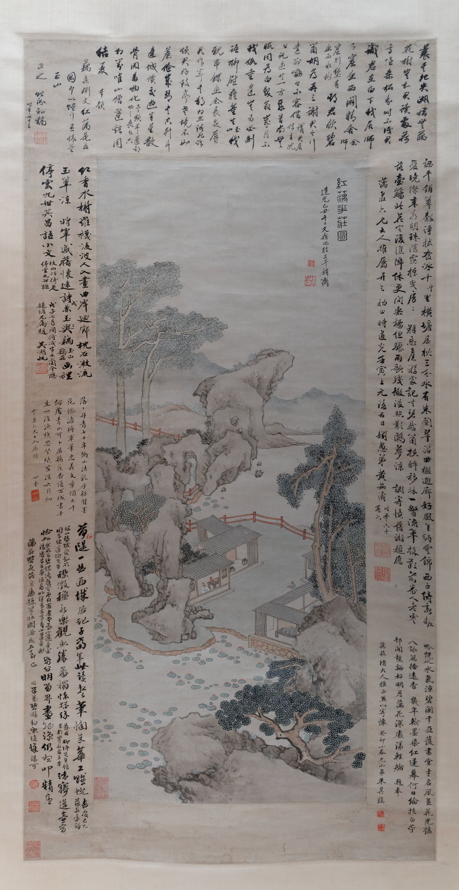 红藕花庄图预览图