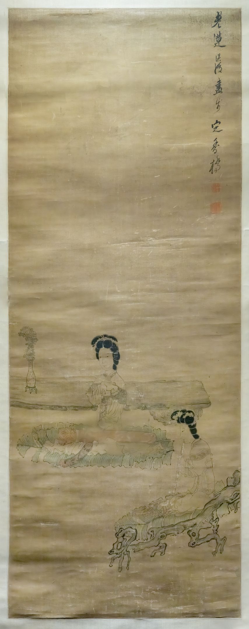 仕女图轴预览图