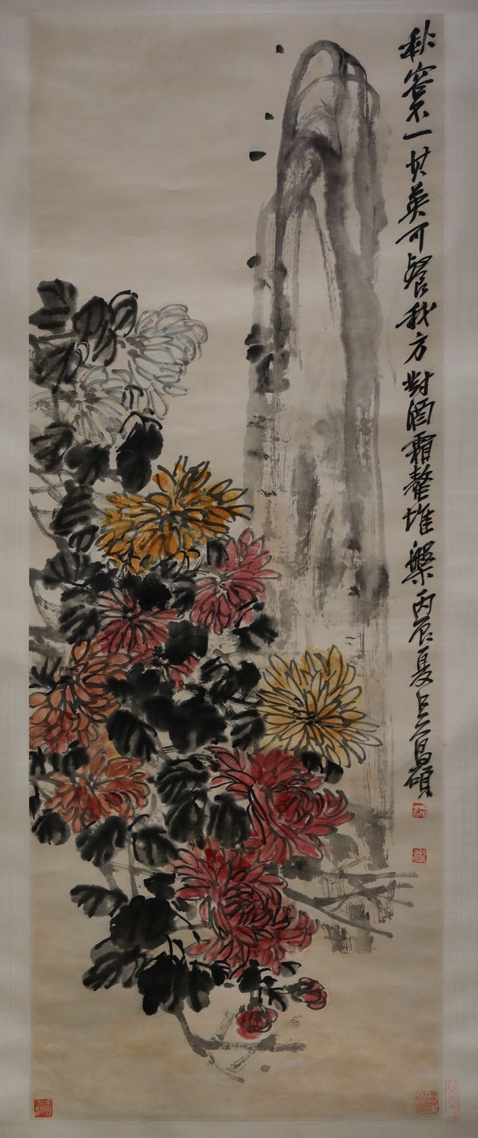 菊石飞墨图预览图