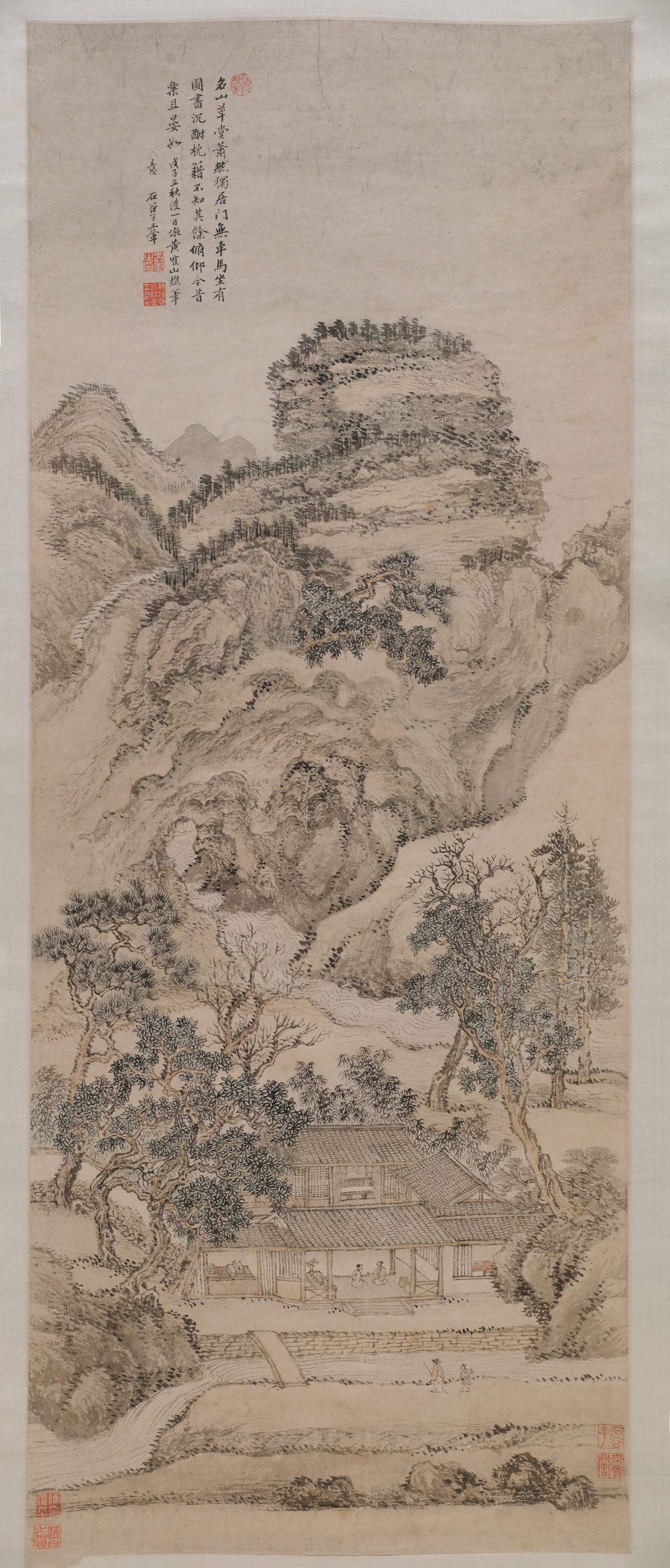 仿王蒙山水图预览图