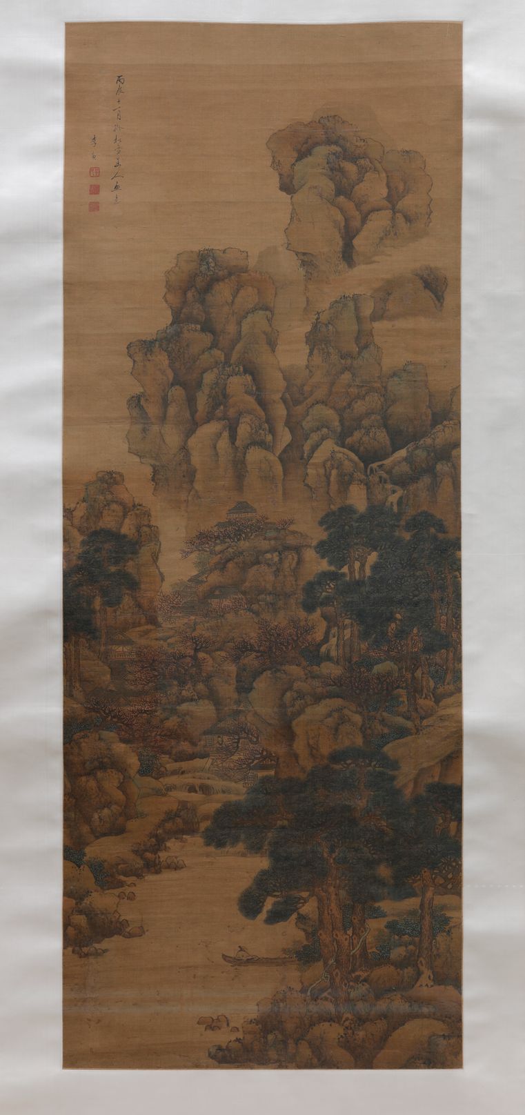 仿松雪道人山水图缩略图