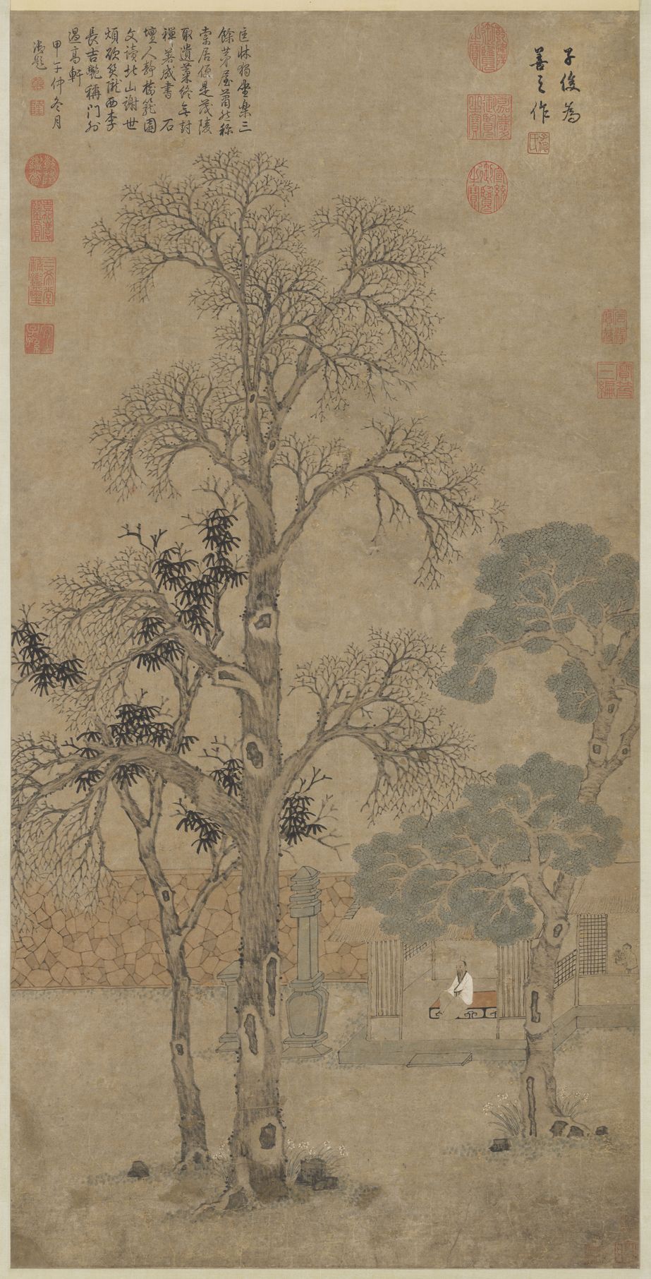 乔木高斋图缩略图