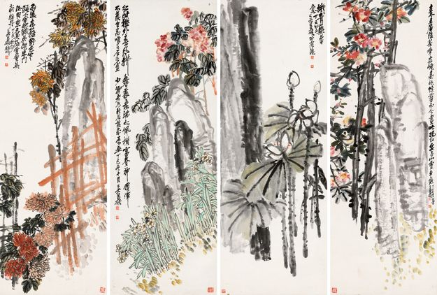 四季花卉图预览图