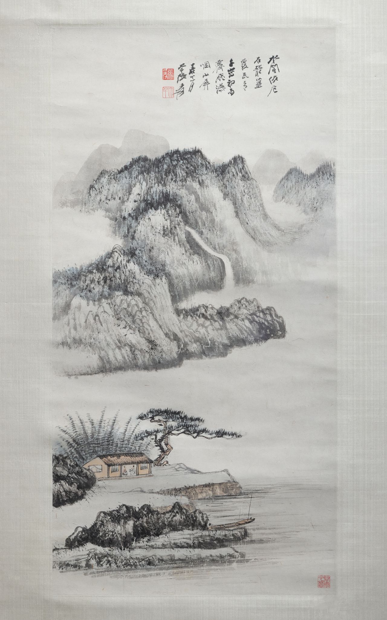 设色山水图（一）预览图