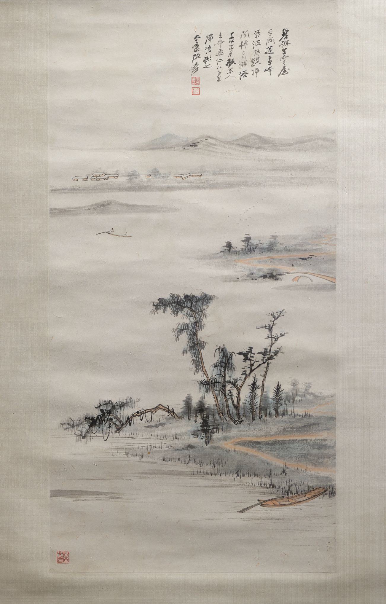 设色山水图（四）预览图