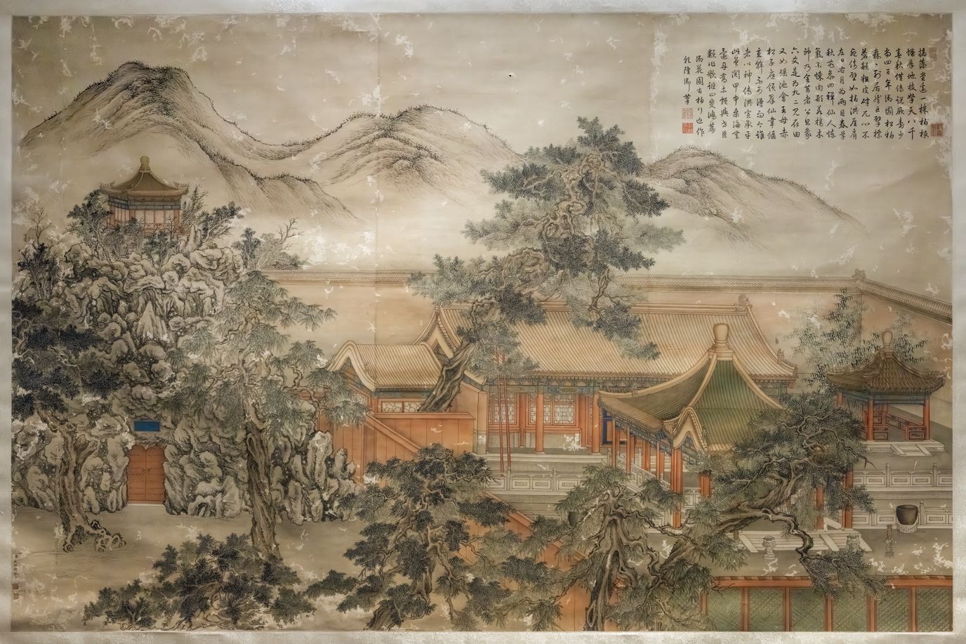 御花园古柏图缩略图