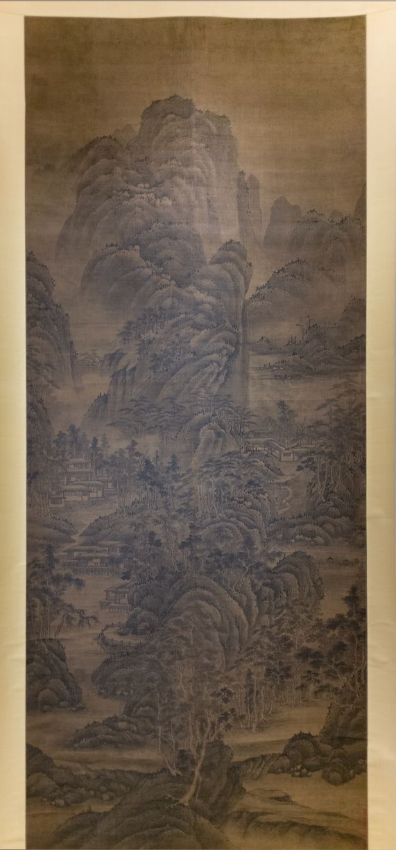 仿巨然山水预览图