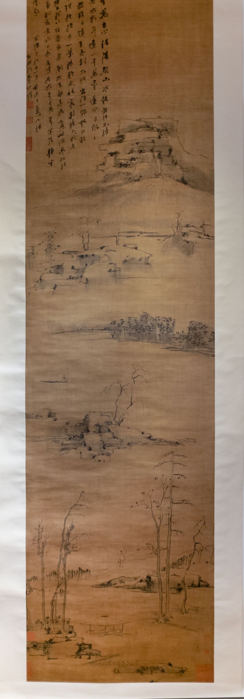 赠丙朋门台山水图预览图