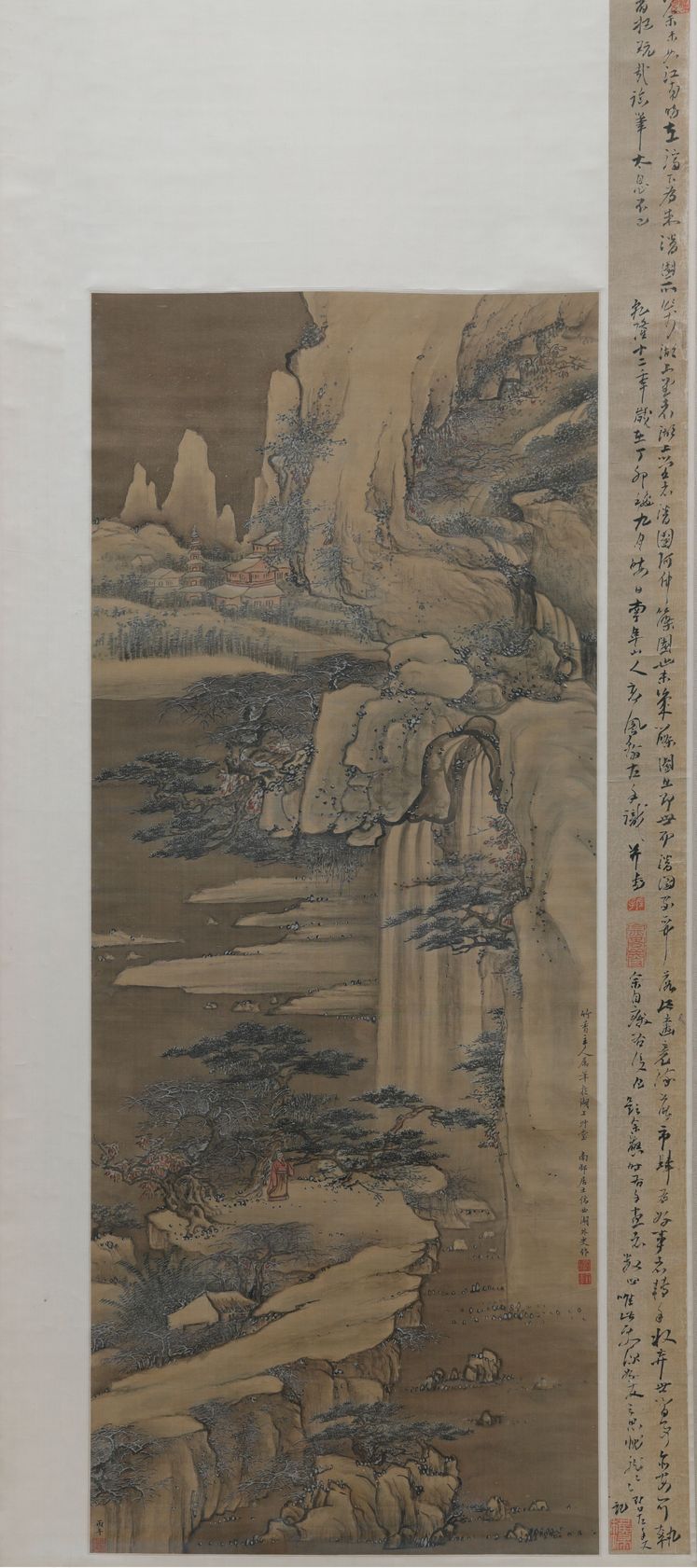 雪景山水图缩略图