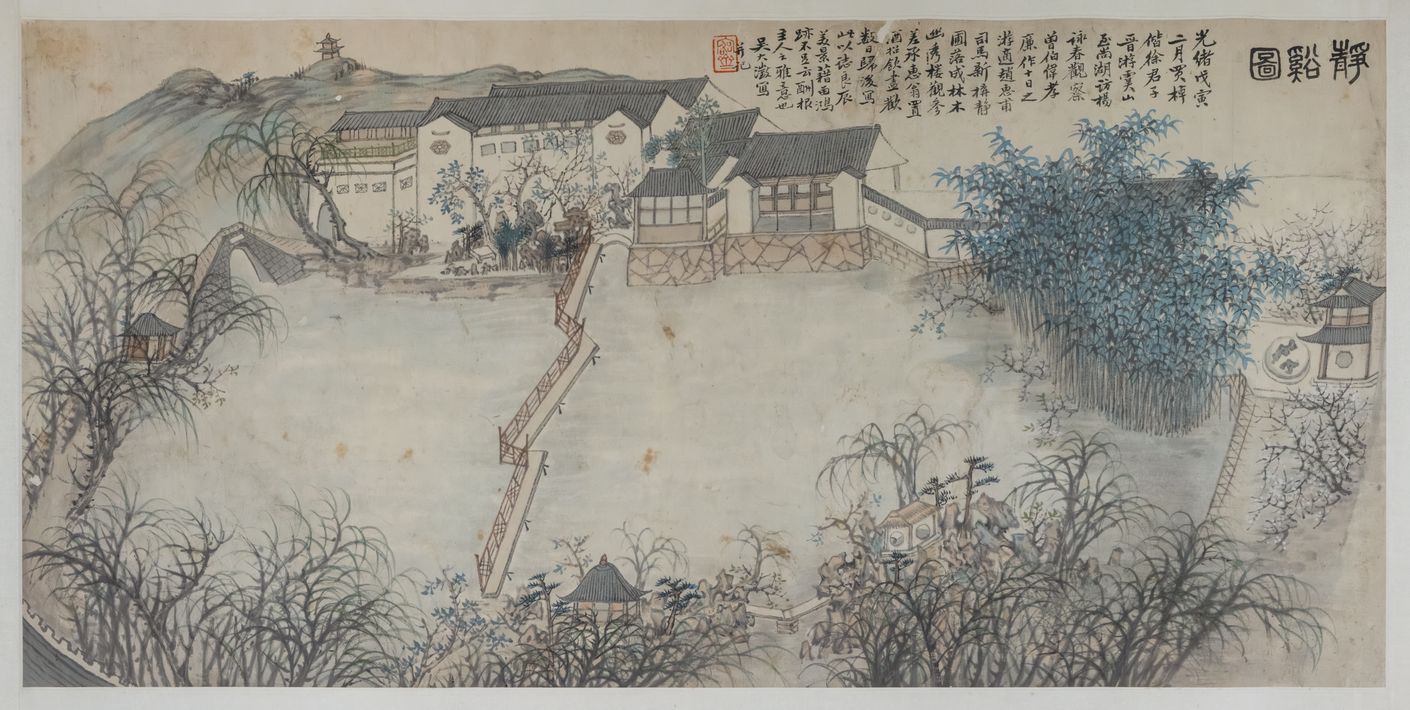 静溪图横披缩略图