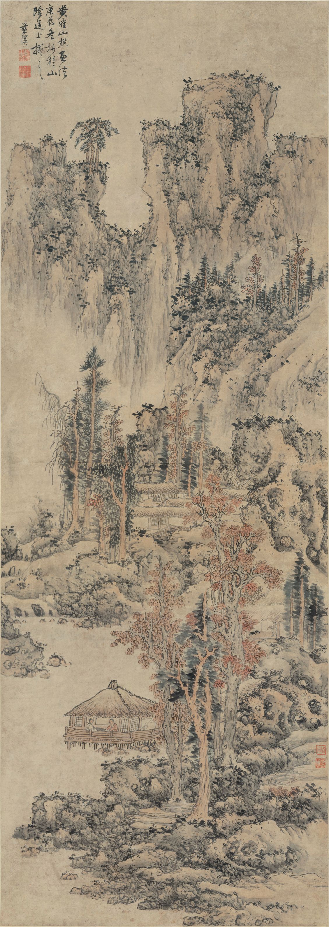 仿黄鹤山樵山水预览图