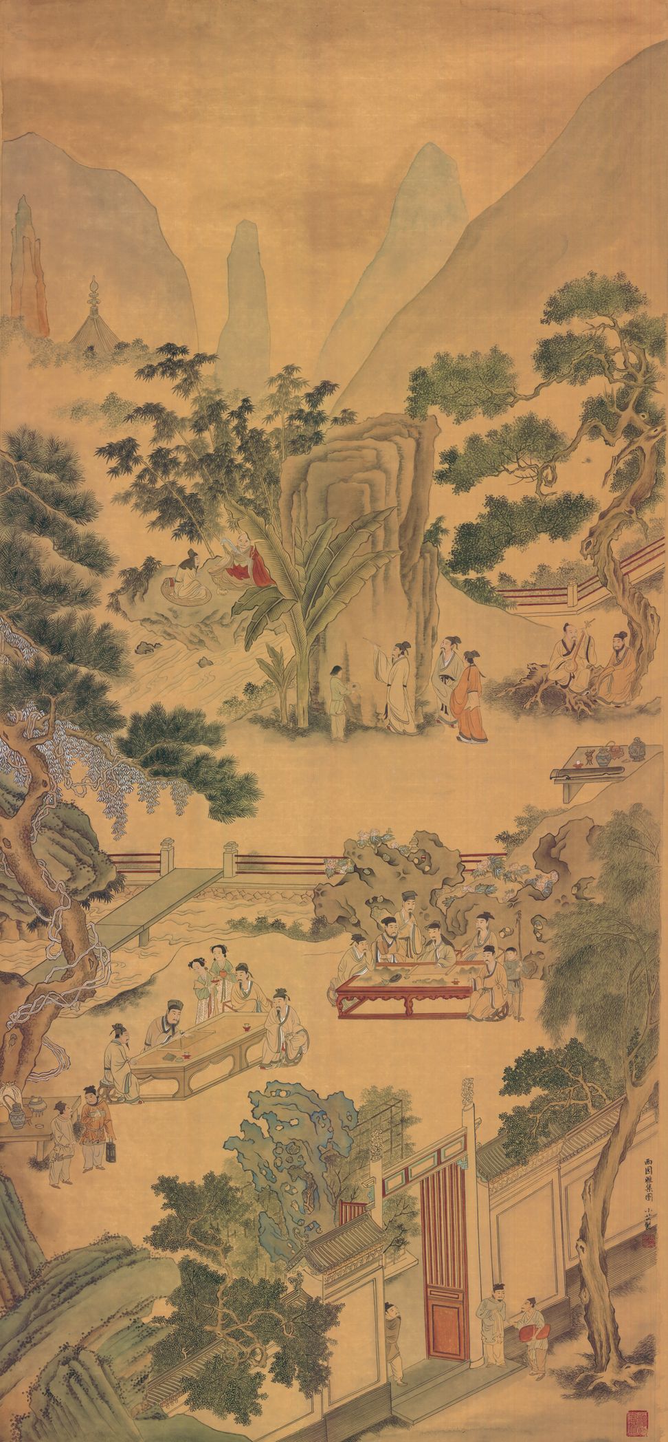 西园雅集图缩略图