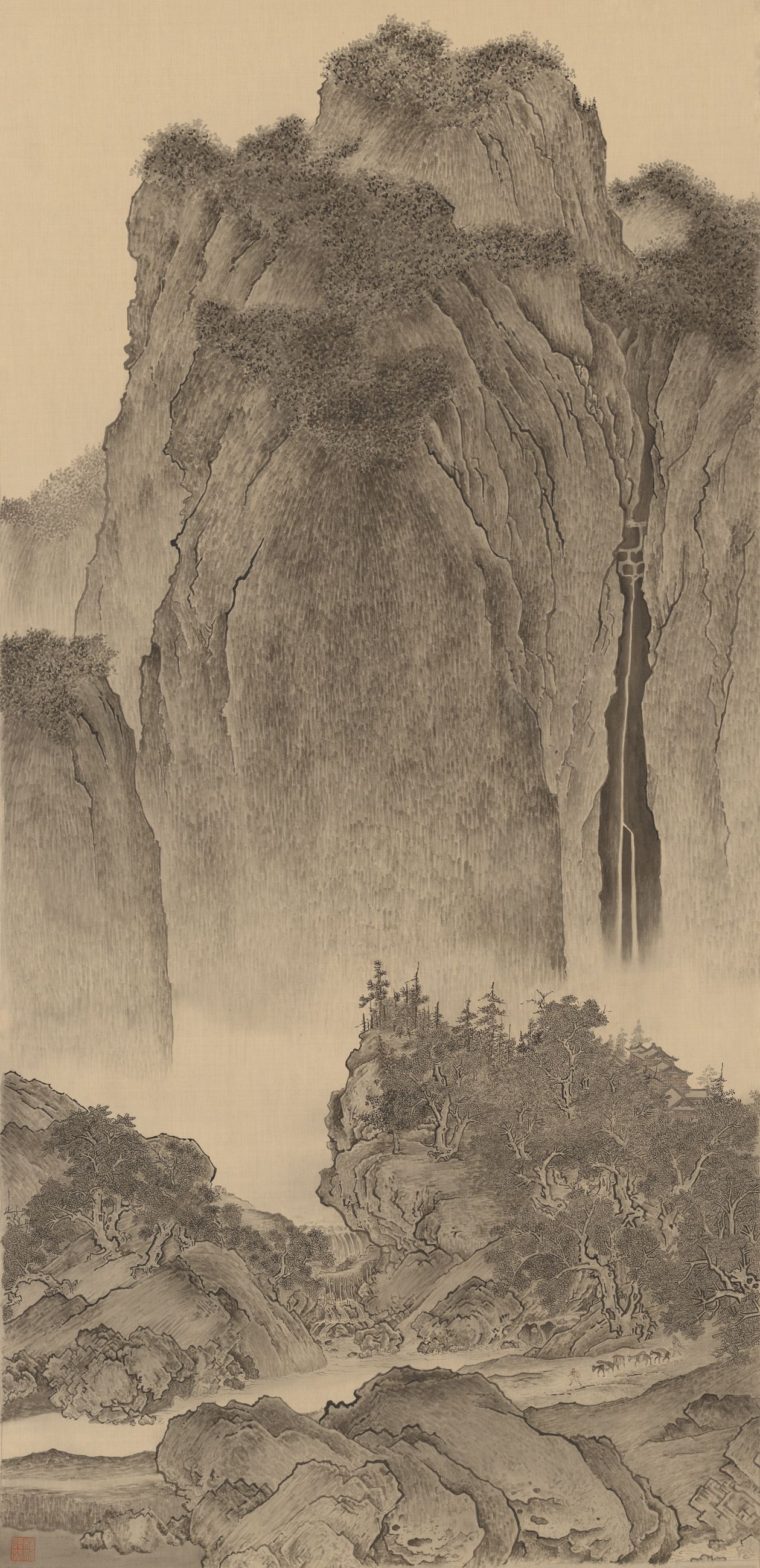 溪山行旅图缩略图