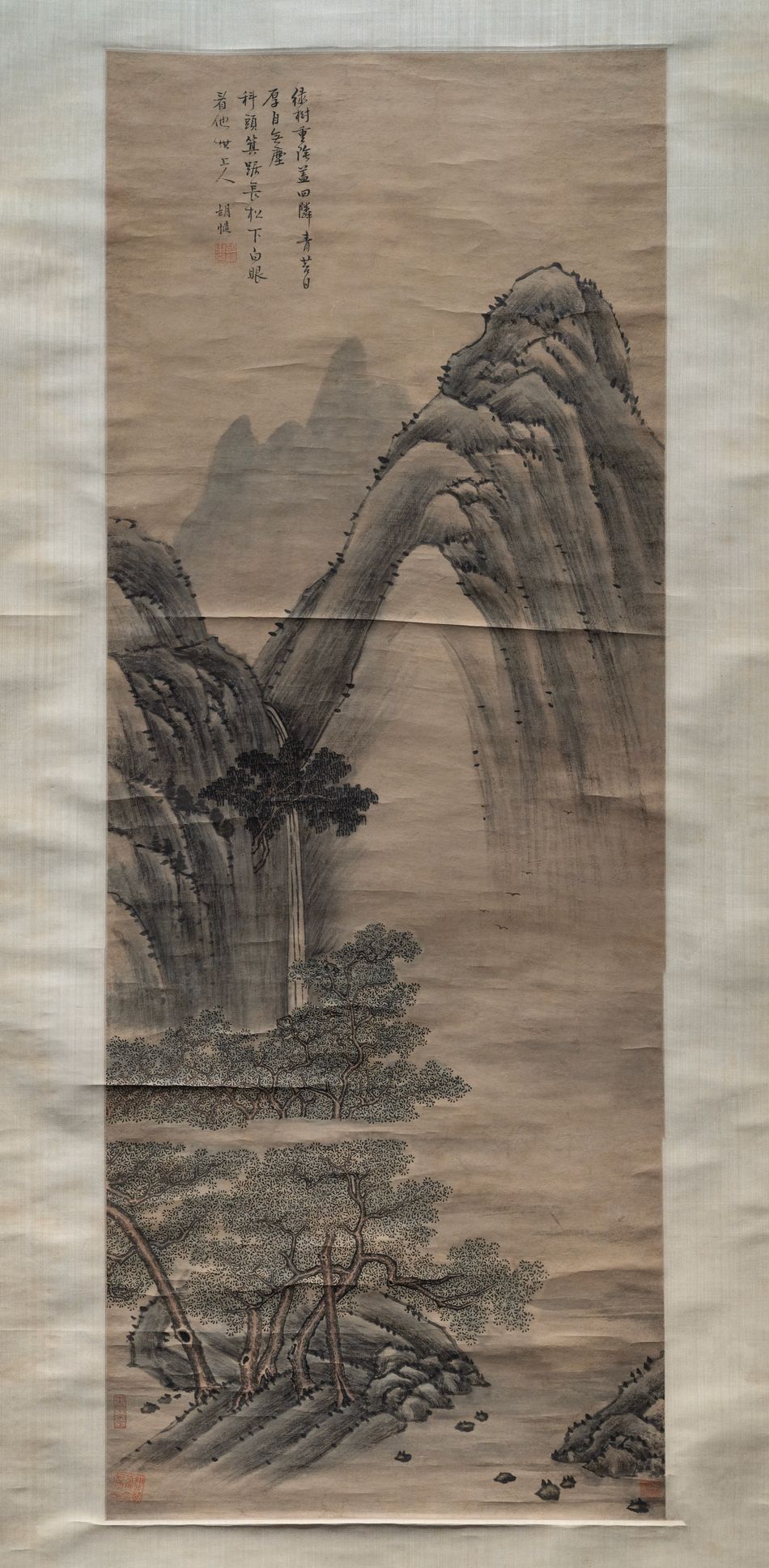 王维诗意图轴预览图