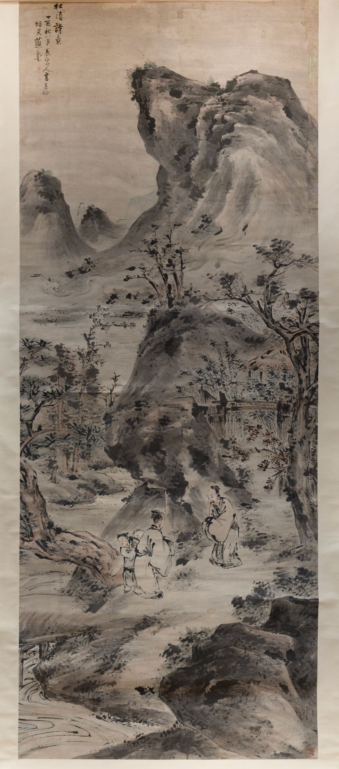 指画杜陵诗意图轴缩略图