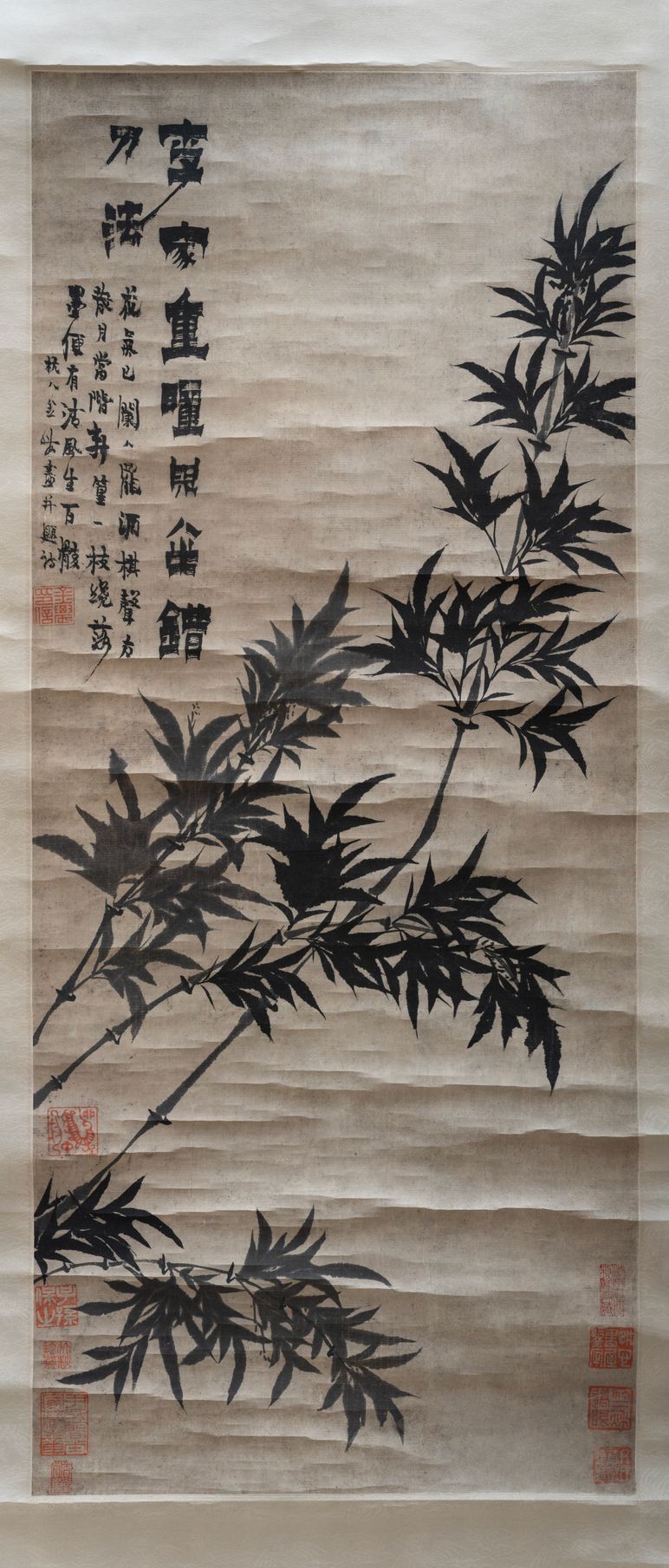 墨竹立轴预览图