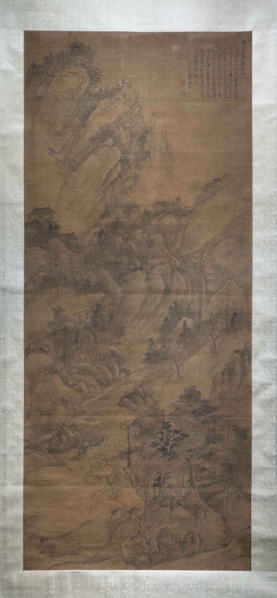 摹北苑溪山图预览图