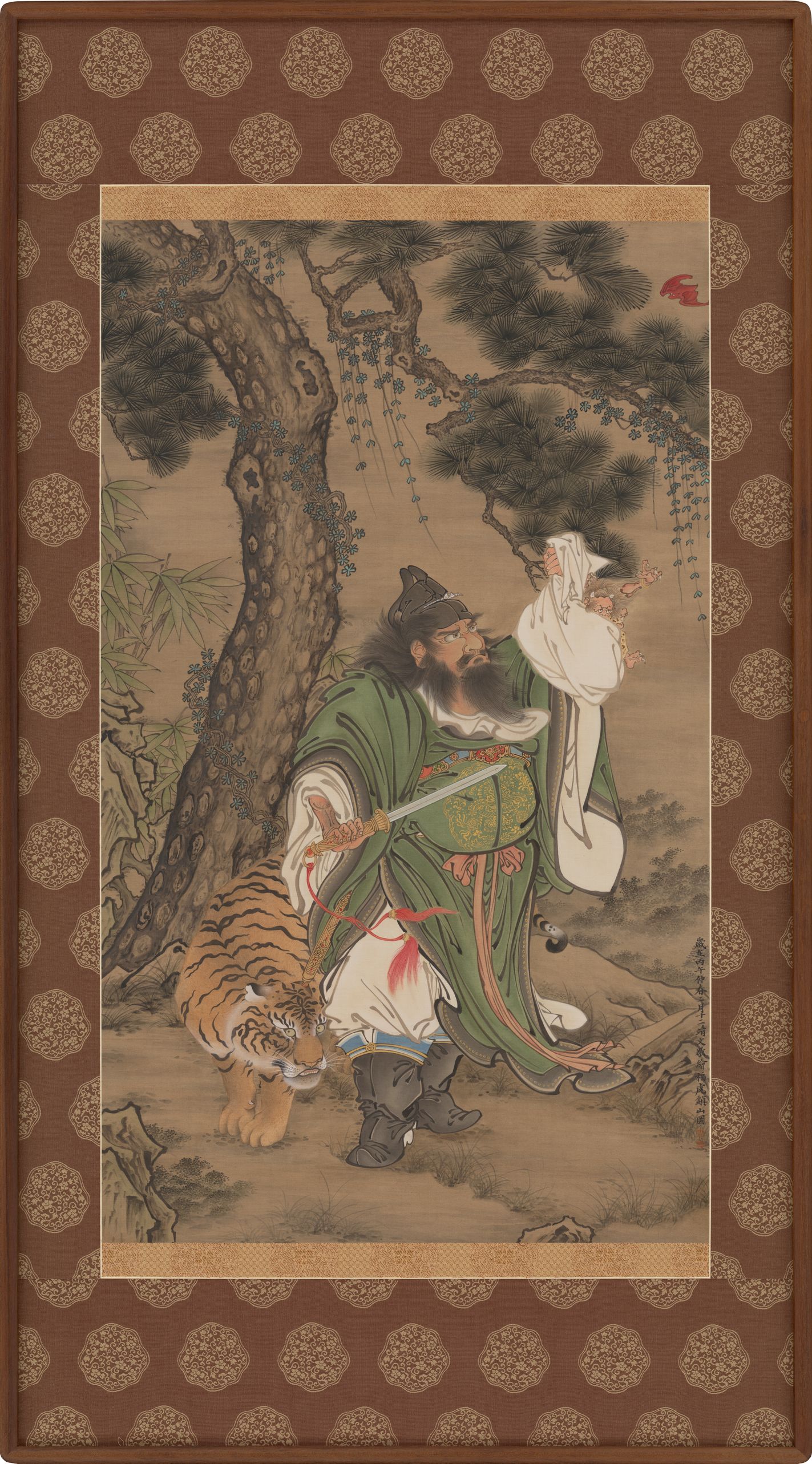 钟进士福虎镇山图缩略图