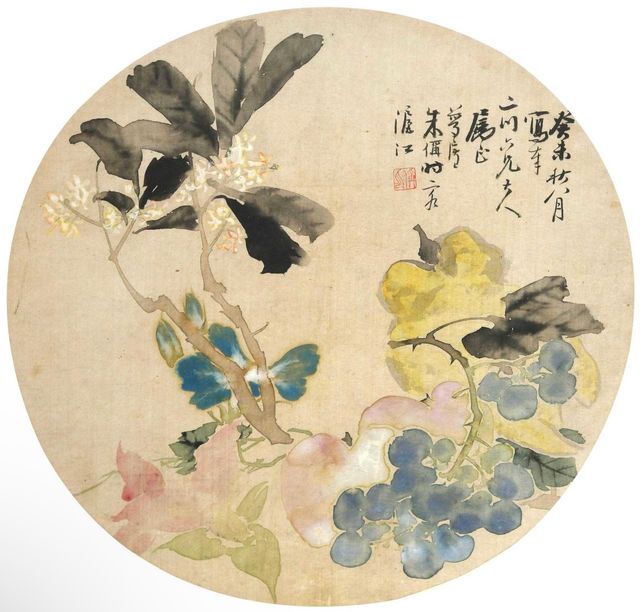桂花葡萄果蔬图缩略图