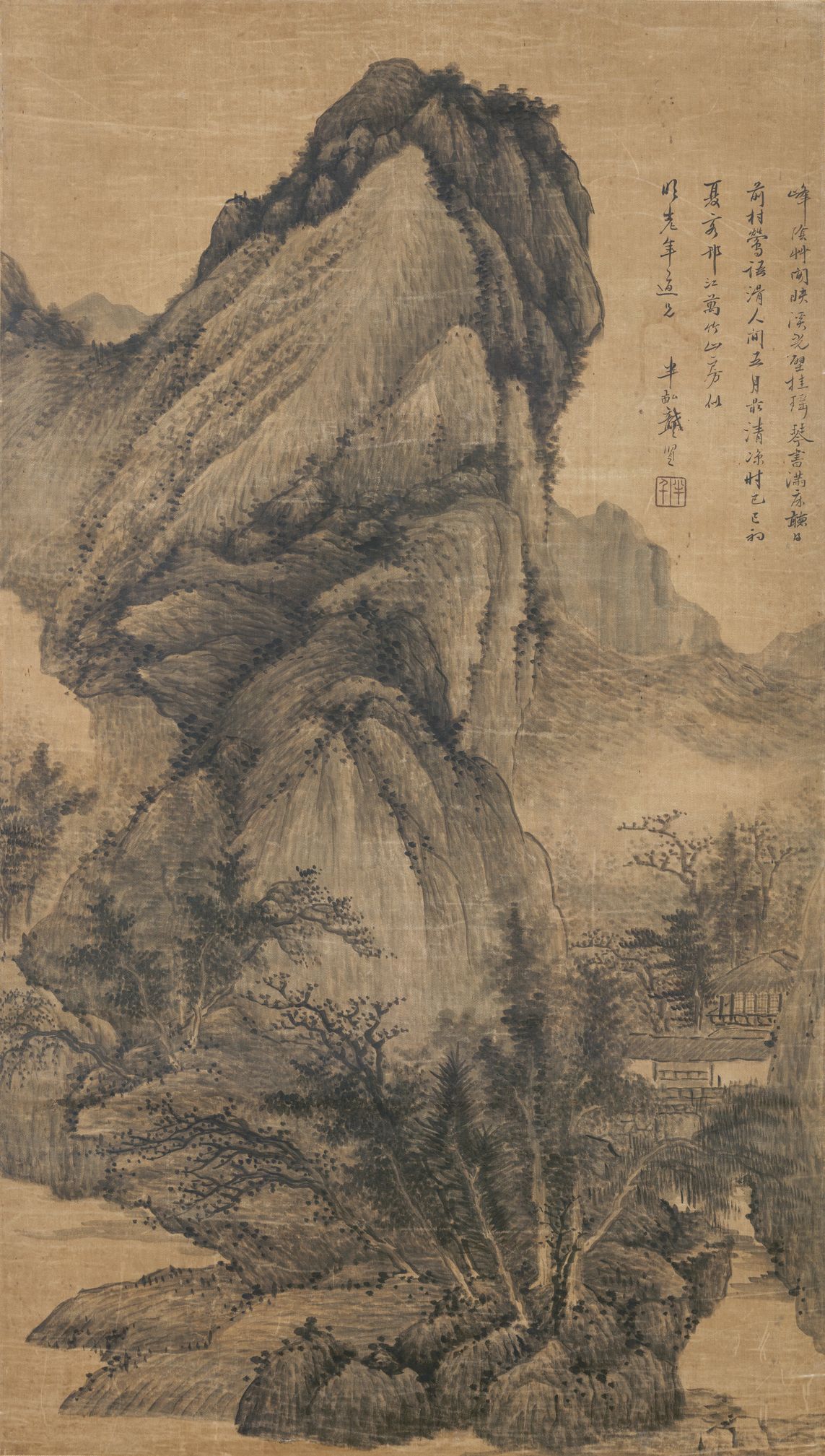 草阁消夏图预览图
