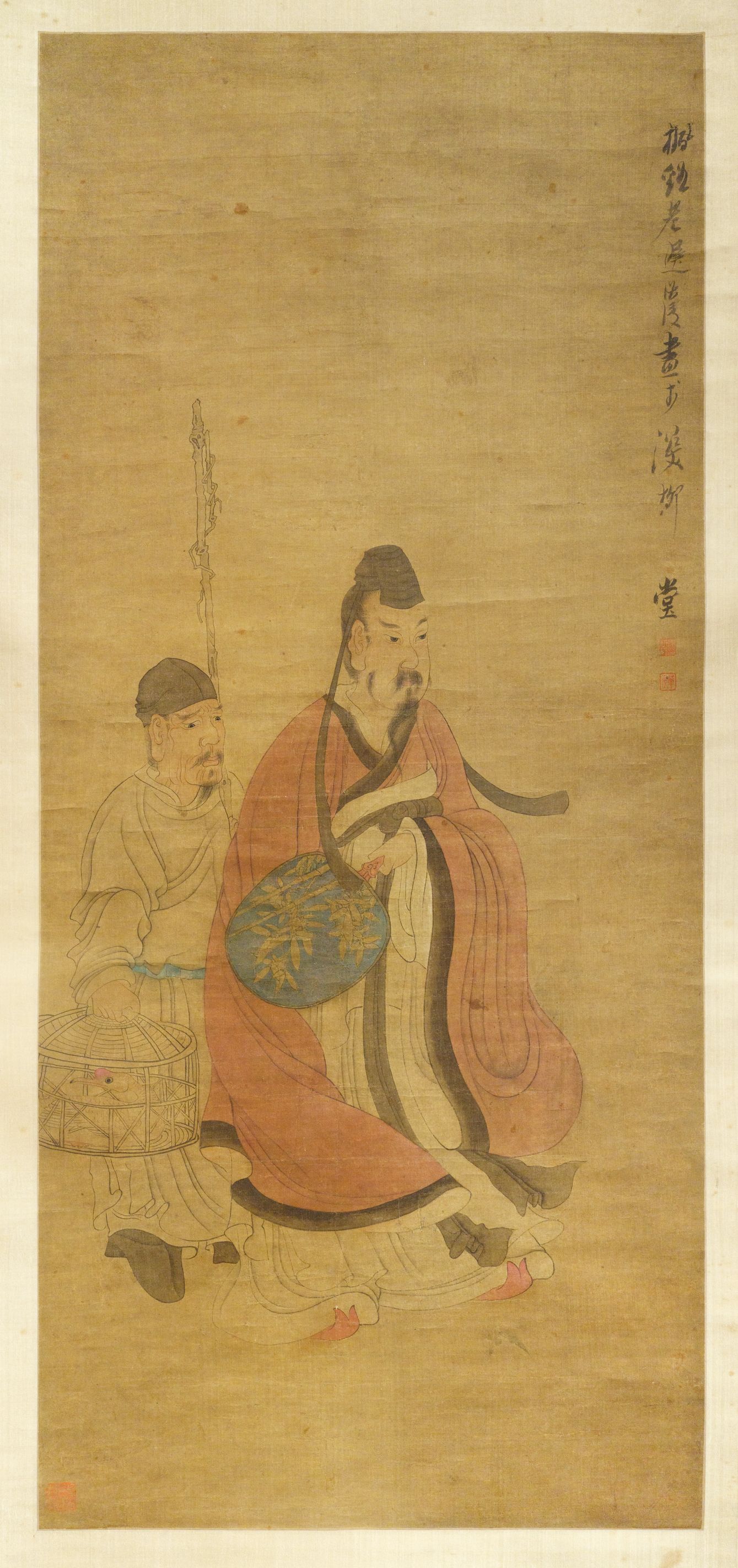 羲之笼鹅图轴预览图