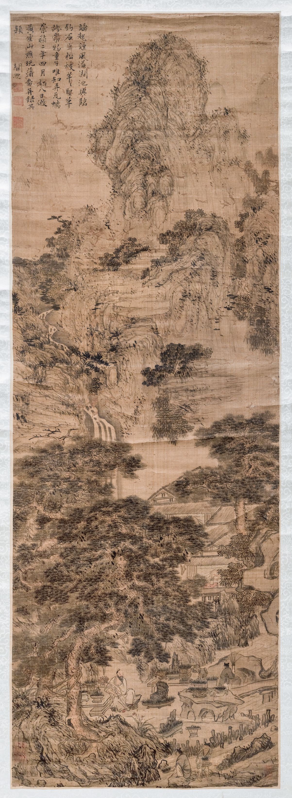 仿王蒙玩蒲图轴缩略图