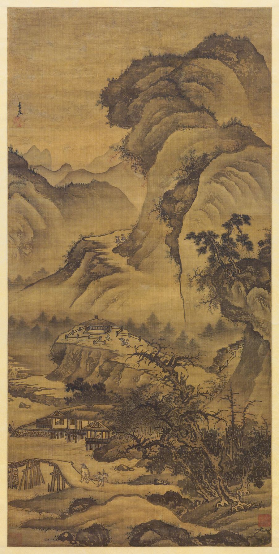 崇山水榭图缩略图