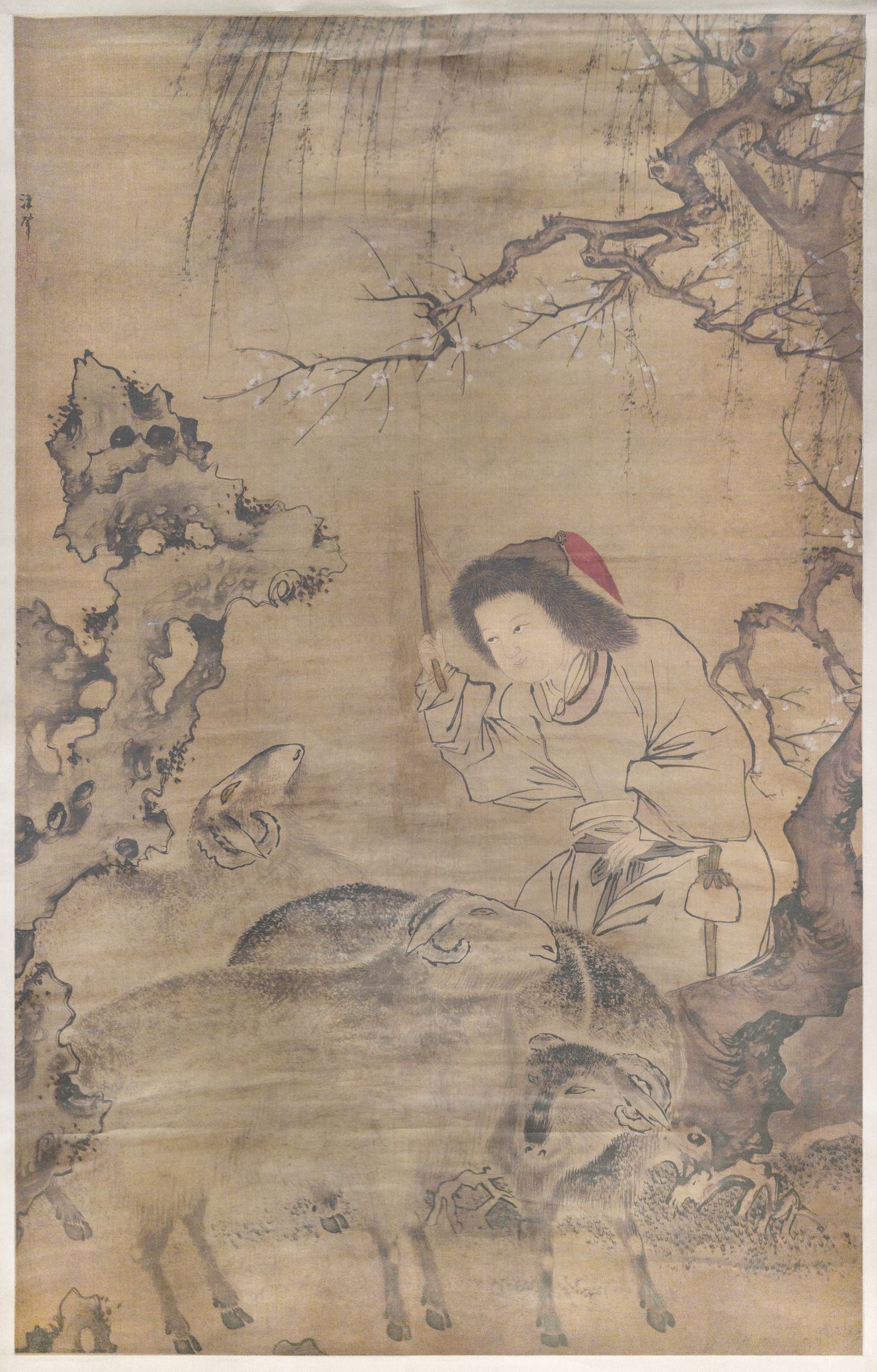婴羊图轴缩略图