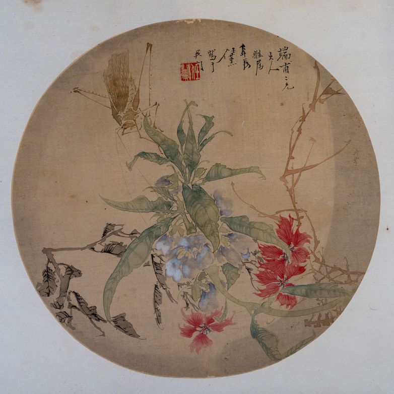 草虫扇页缩略图